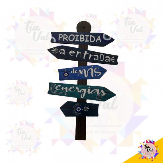 SETAS PROIBIDO ENTRADA - OLHO GREGO