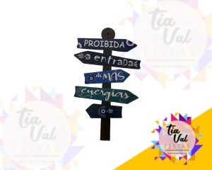 Foto de SETAS PROIBIDO ENTRADA - OLHO GREGO