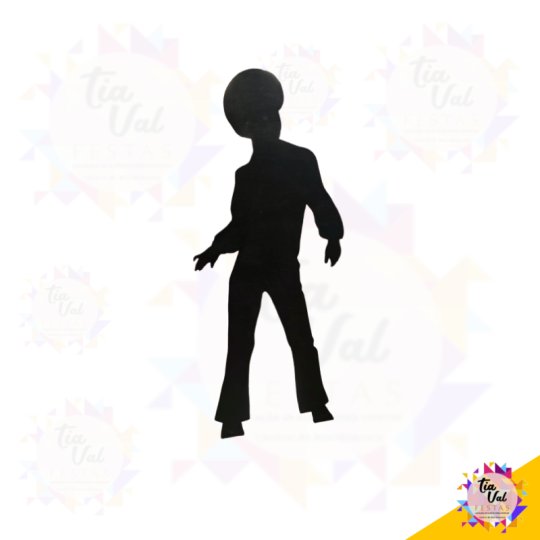 SILUETA MASCULINA - PRETA