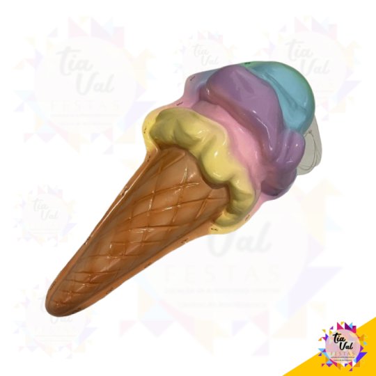 SORVETE - DOCERIA - PLASTICO - 25 X 55