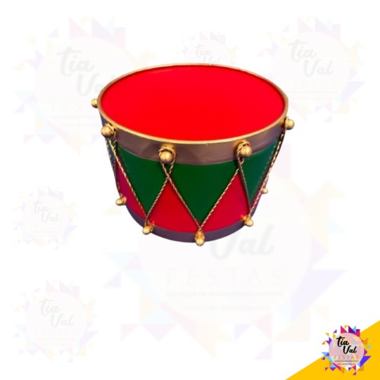 TAMBOR VERMELHO /  VERDE - NATAL