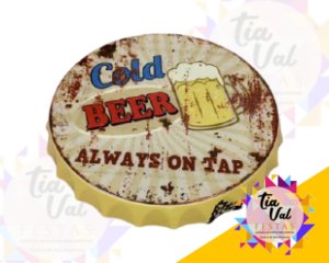 Foto de TAMPA COLD BEER AMARELA