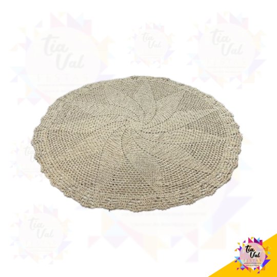 TAPETE CROCHE REDONDO - 1,60M 