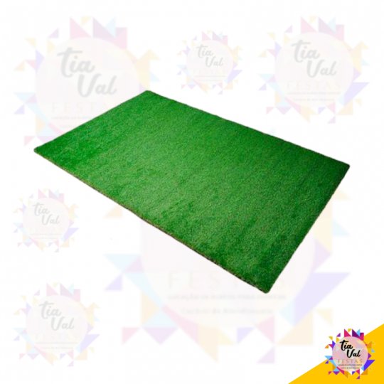 TAPETE VERDE DE GRAMA SINTETICA 3M X 2M