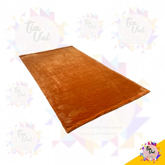 TAPETE PELUCIA RET LARANJA 1,87 X 2,87