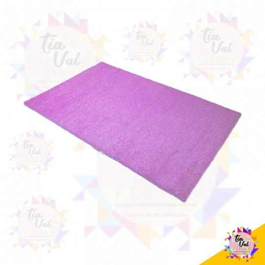 TAPETE PELUCIA RET LILAS 2,80 X1,60M