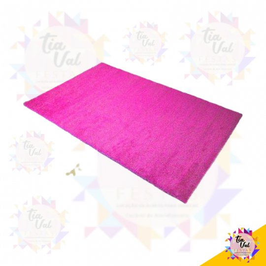 TAPETE PELUCIA RET PINK 2,80 X 1,60M