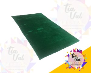 Foto de TAPETE PELUCIA RET VERDE BANDEIRA  2,80 X 1,60