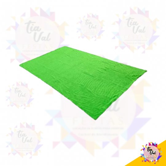 TAPETE PELUCIA RET VERDE CLARO 2,80 X 1,60M