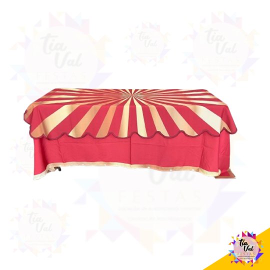 TOALHA COM SOBREPOR - CIRCO - (02 PEÇAS)