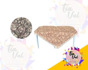Foto de TOALHA ESTAMPADA COM FRANJA - 1,37 X 1,37