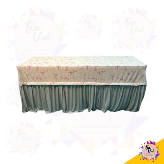 TOALHA FRANZIDA - PASCOA - VERDE 1,80M X 74CM