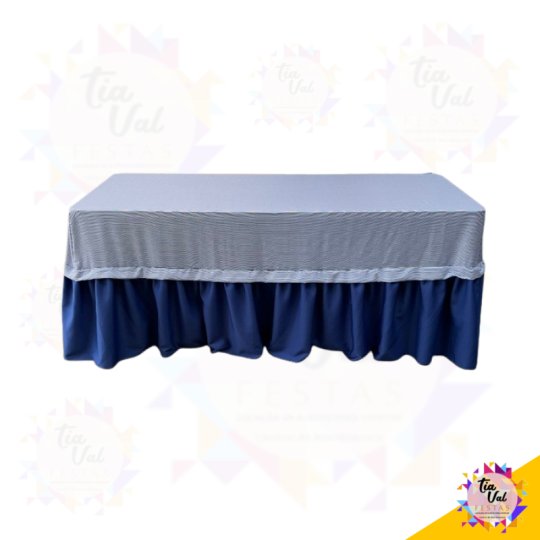 TOALHA LISTAS AZUL 1,80M X 0,74 CM