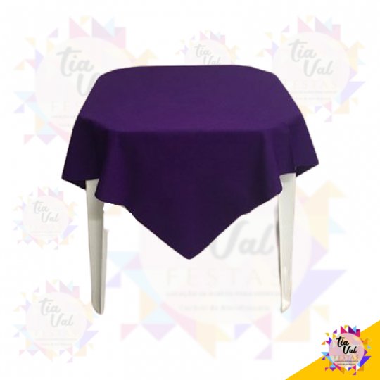 TOALHA QUADRADA ROXA 1,20 M