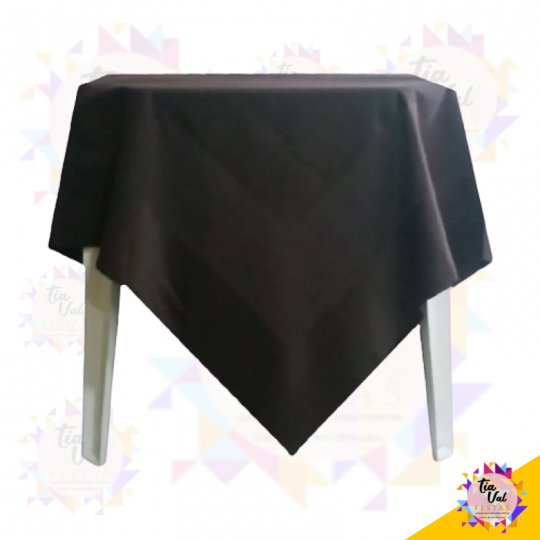 TOALHA QUADRADA 1,50MPRETA - GROSSA