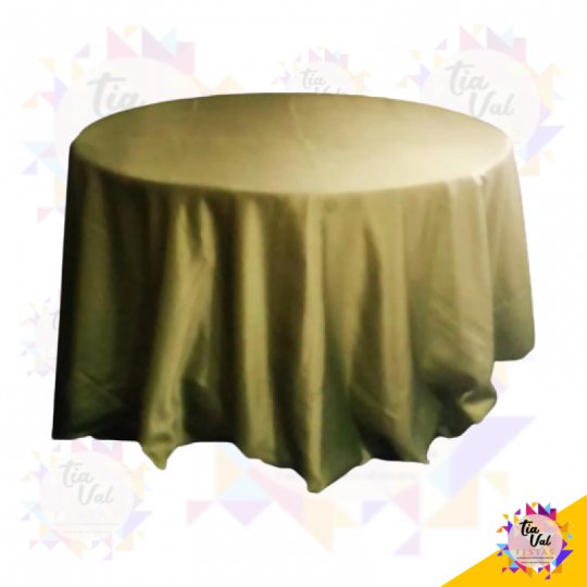 TOALHA REDONDA GRANDE VERDE MUSGO