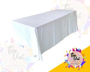 Foto de TOALHA RETANGULAR BRANCA BROCADA