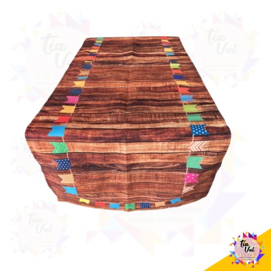 TOALHA TRILHO - PASSADEIRA MESA - SÃO JOÃO 1,43 X 46 CM