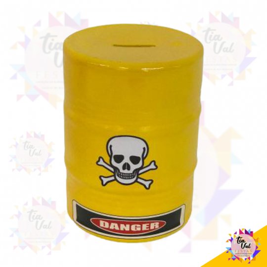 TONEL AMARELO DANGER - PEQUENO