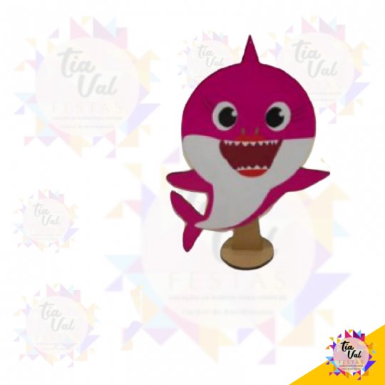 BABY SHARK ROSA M - MDF