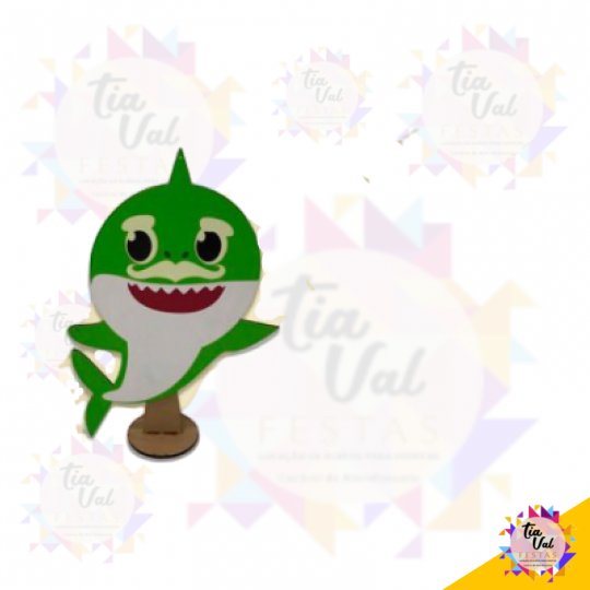 BABY SHARK VERDE - MDF