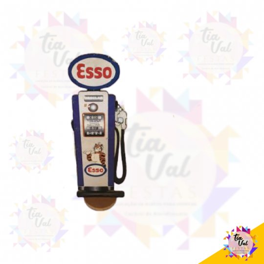 BOMBA GASOLINA ESSO PEQUENO - MDF