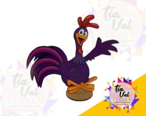 Foto de GALO CARIJO MEDIO - GALINHA PINTADINHA - MDF