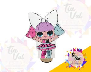 Foto de LOL - LAÇO BRANCO M - MDF