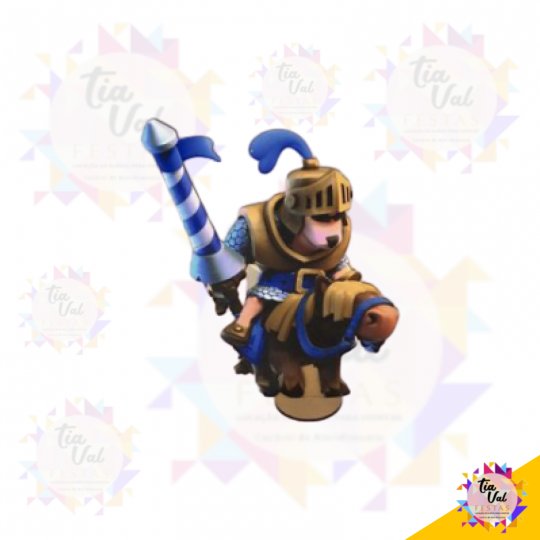 CAVALEIRO AZUL - CLASH ROYALE - MDF