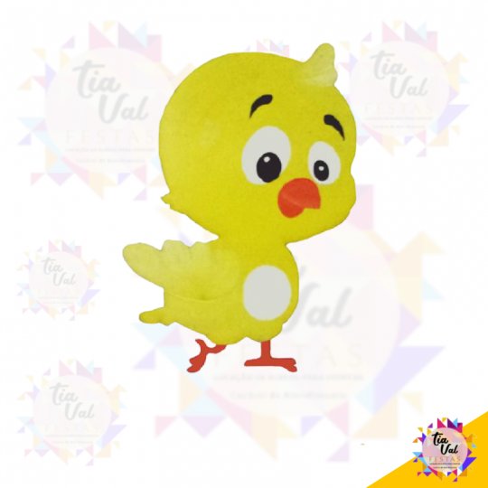 PINTINHO AMARELINHO - GALINHA PINTADINHA  - MDF