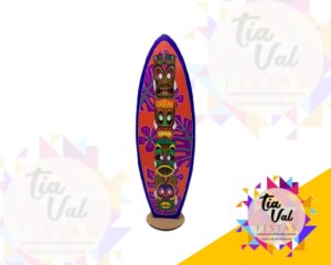 Foto de PRANCHA CARANCA  - VERMELHO/ROXO - MDF - GRANDE