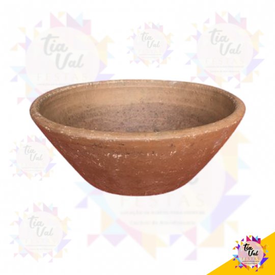 TRAVESSA DE BARRO REDONDA LISA FUNDA M