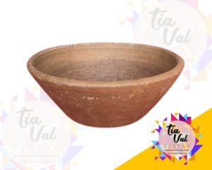 Foto de TRAVESSA DE BARRO REDONDA LISA FUNDA M - FEIJOADA