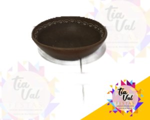 Foto de TRAVESSA DE BARRO RENDADA REDONDA FUNDA G