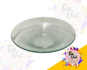 Foto de TRAVESSA DE VIDRO REDONDA