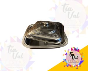 Foto de TRAVESSA METAL QUADRADA C/ TAMPA 34 x 34