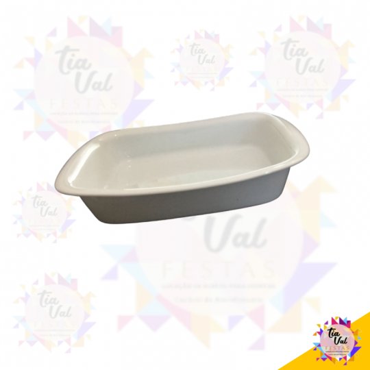 TRAVESSA RETANGULAR - PORCELANA