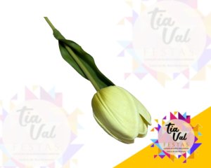 Foto de TULIPA UNITARIA BRANCA 36 CM