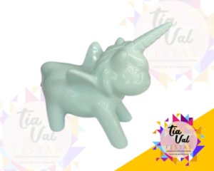 Foto de UNICORNIO AZUL BEBE DE PORCELANA