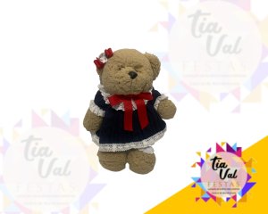 Foto de URSO PELUCIA VESTIDO AZUL - GRANDE