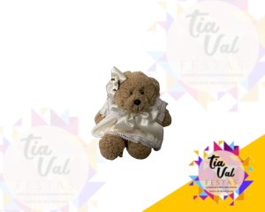 Foto de URSO VESTIDO MARFIM - PEQUENO