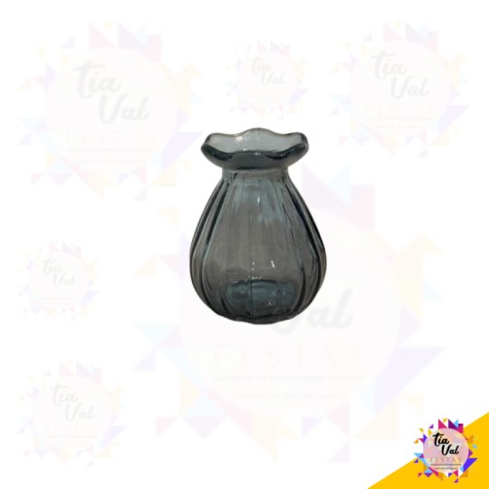 VASINHO VIDRO PRETO 7X7X8