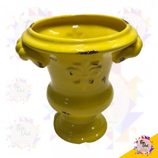 VASO AMARELO C/ ALÇA P