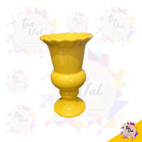 VASO AMARELO CARRETEL MEDIO