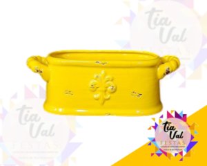 Foto de Vaso amarelo oval c/ alça P