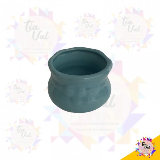 VASO AZUL CLARO CACHEPOT LAÇO PEQUENO (PORCELANA)