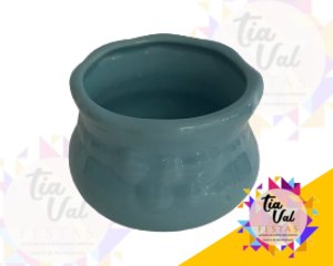 Foto de VASO AZUL CLARO CACHEPOT LAÇO PEQUENO (porcelana)