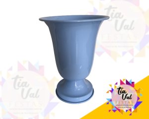 Foto de VASO AZUL CLARO TULIPA GRANDE (ALUMINIO)