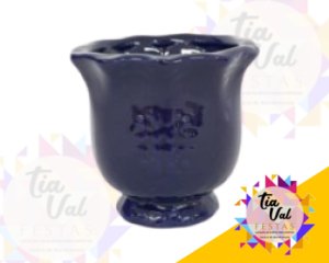 Foto de VASO AZUL ROYAL CACHEPOT ESPANHA PEQUENO (PORCELAN