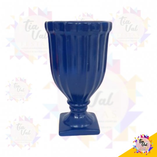 VASO AZUL ROYAL CANELADO G